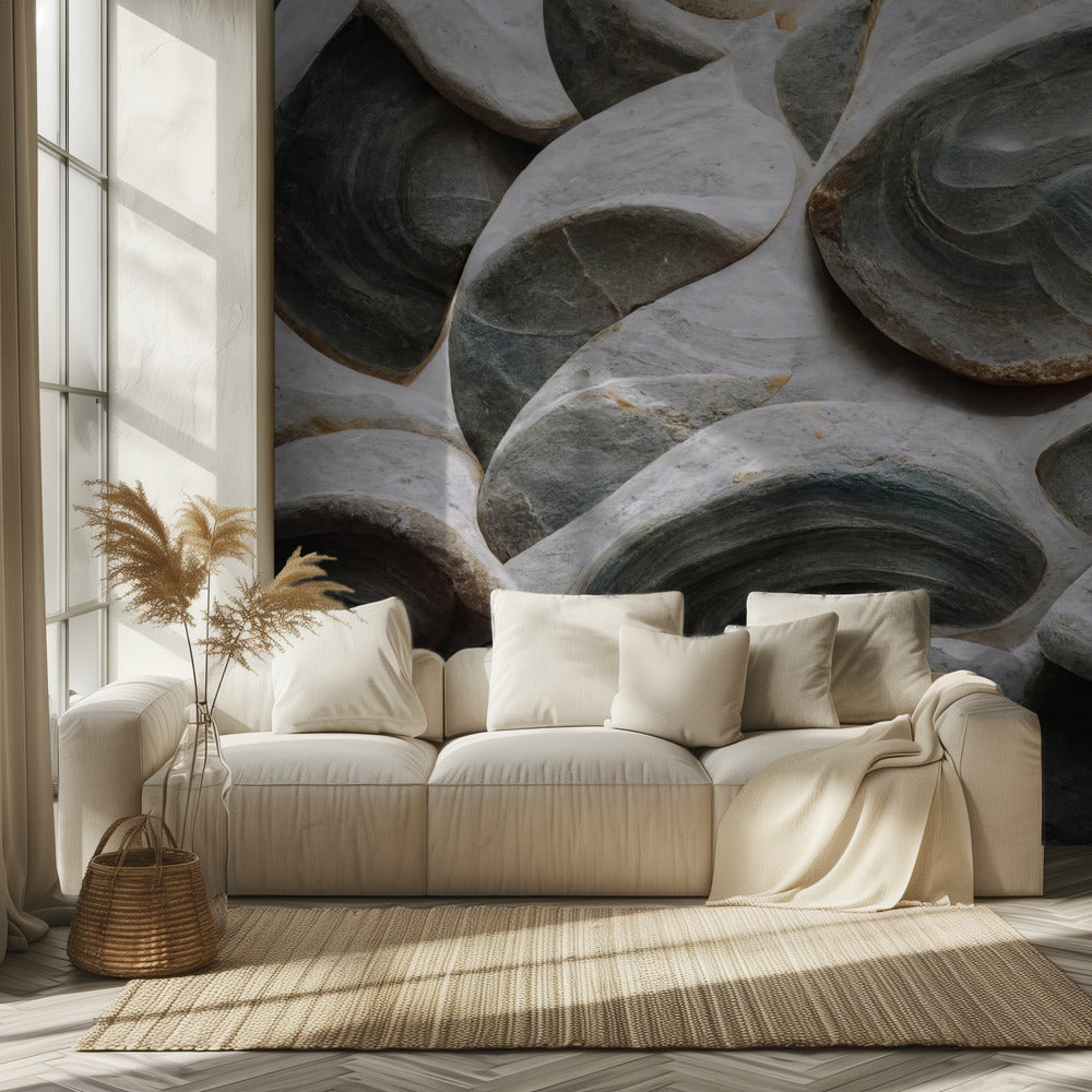 Stone Petal Harmony | Wallpaper