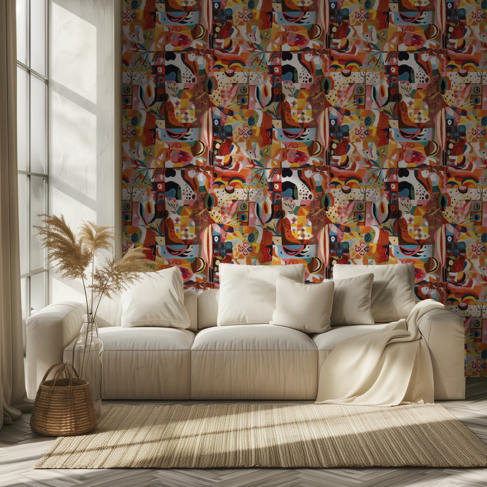 Vibrant Mosaic Flow | Wallpaper