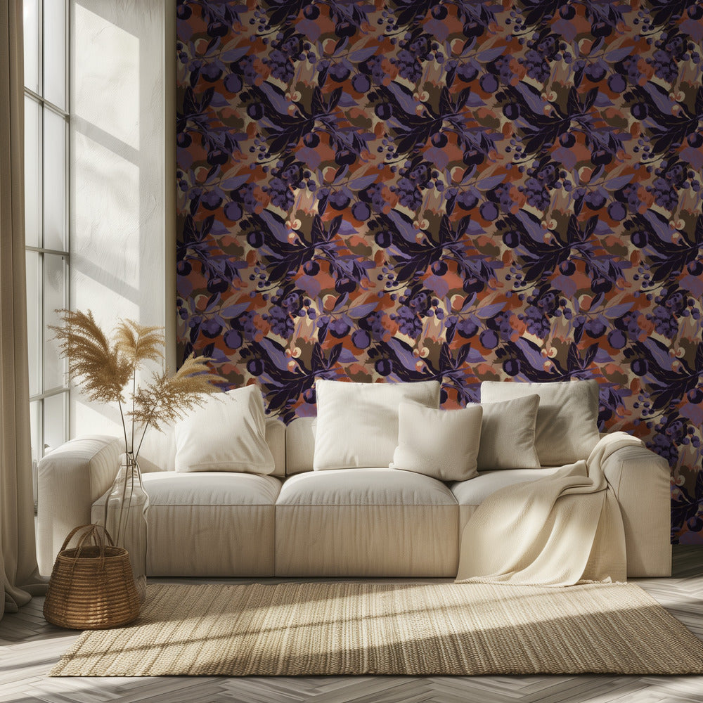 Purple Garden Rhythm | Wallpaper