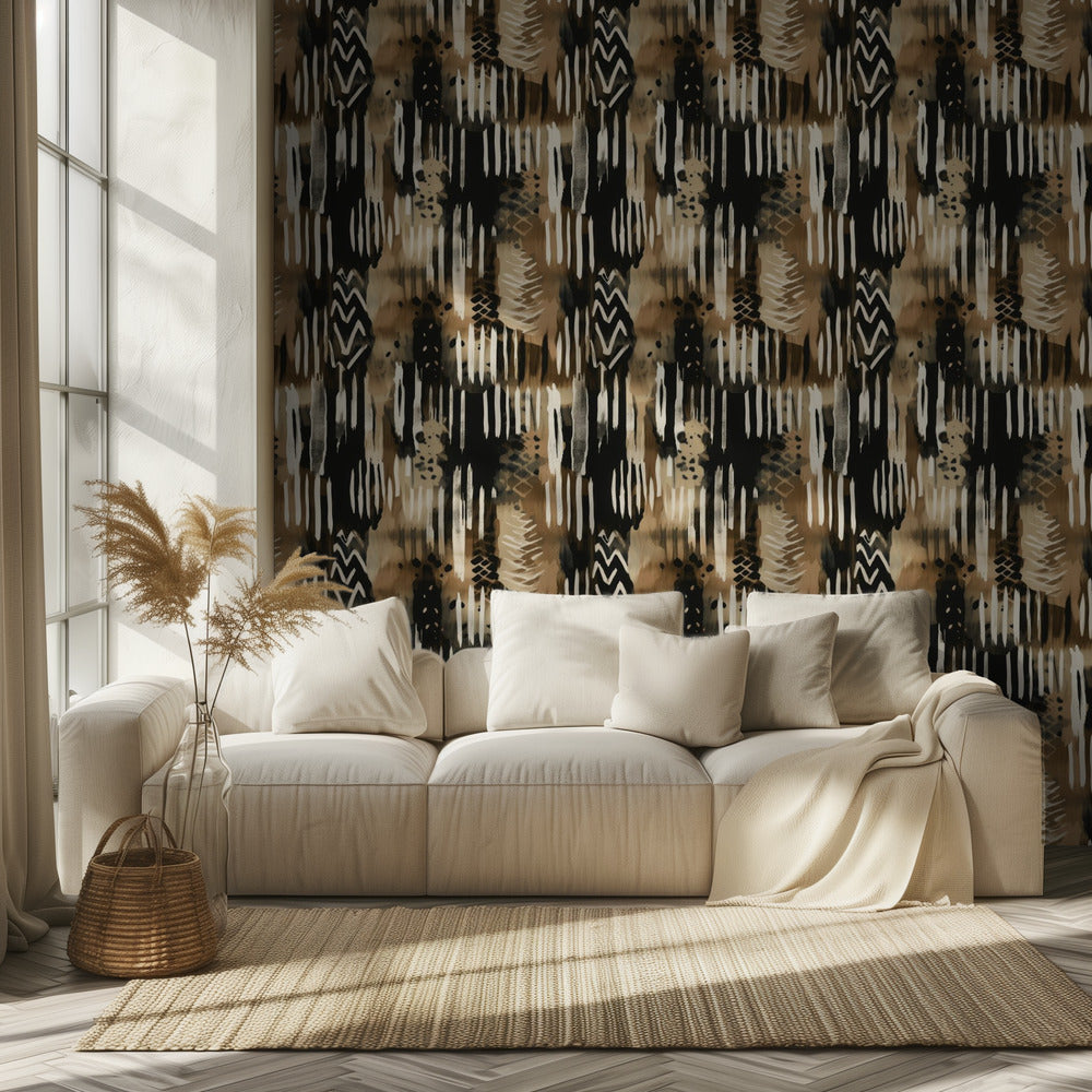 Rhythmic Earth Tones | Wallpaper