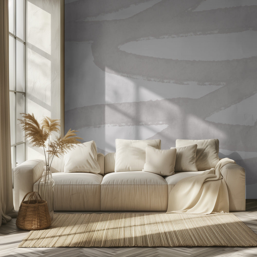 White Brushstroke Patterns | Wallpaper