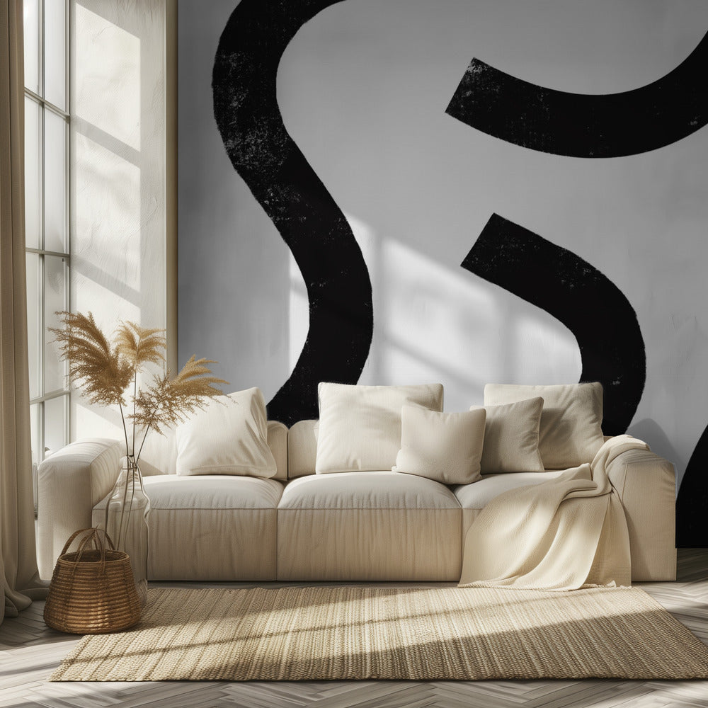 Monochrome Curves | Wallpaper