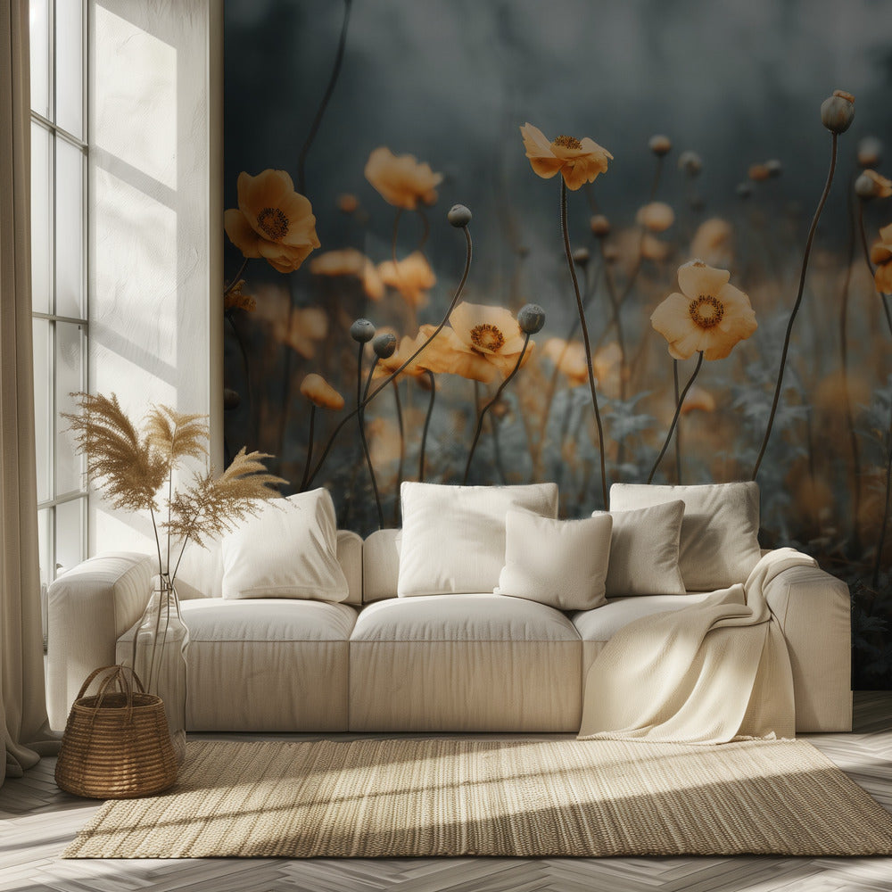 Golden Poppy Dream | Wallpaper