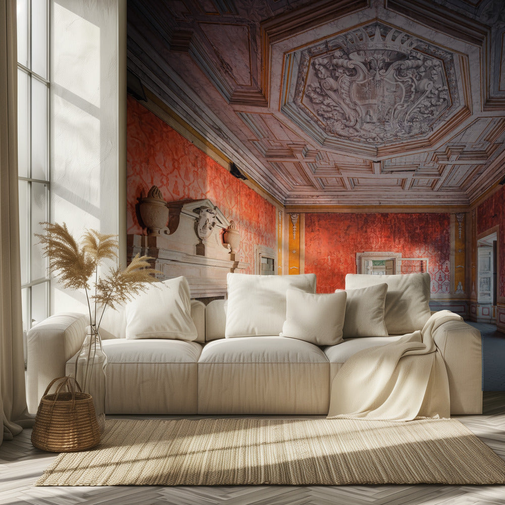Abandoned Red Room | Wallpaper