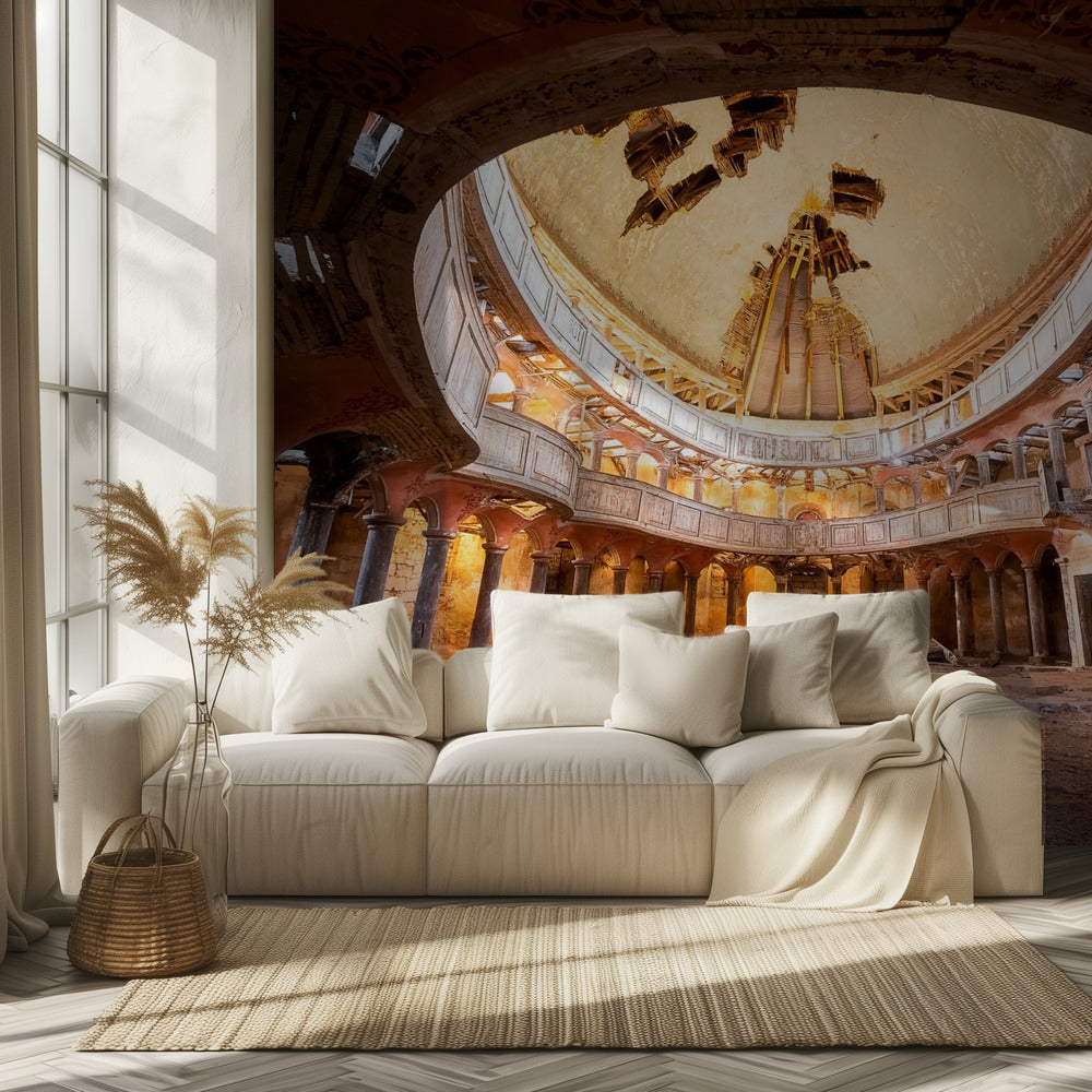 Round Chapel in Decay | Wallpaper