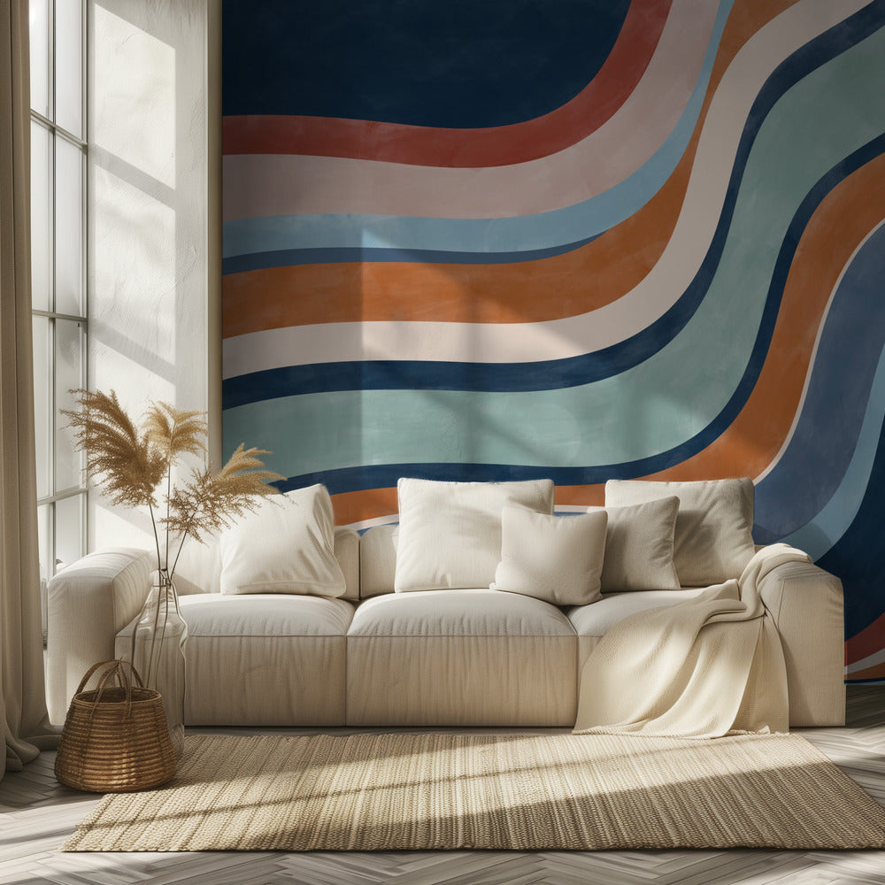 Multicolored Lines Creates A Dynamic | Wallpaper