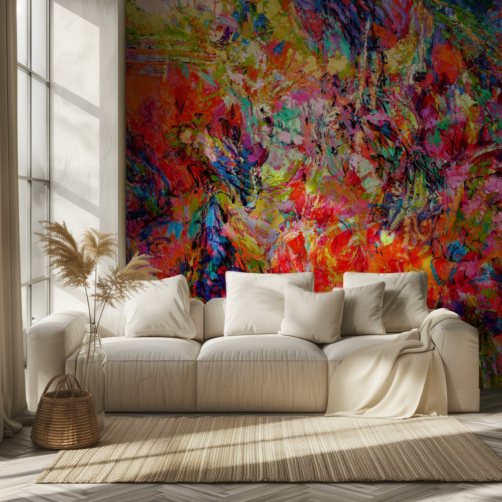 Ethereal Blossom Glow | Wallpaper