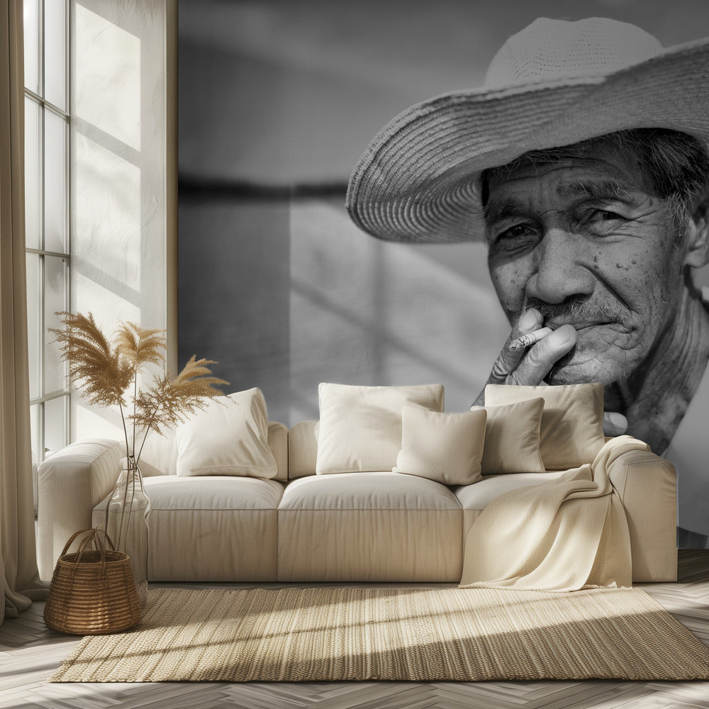 Old Fisherman | Wallpaper