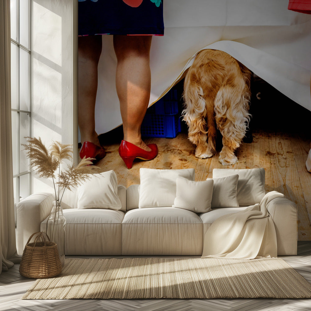 Ladies at the buffet table... | Wallpaper