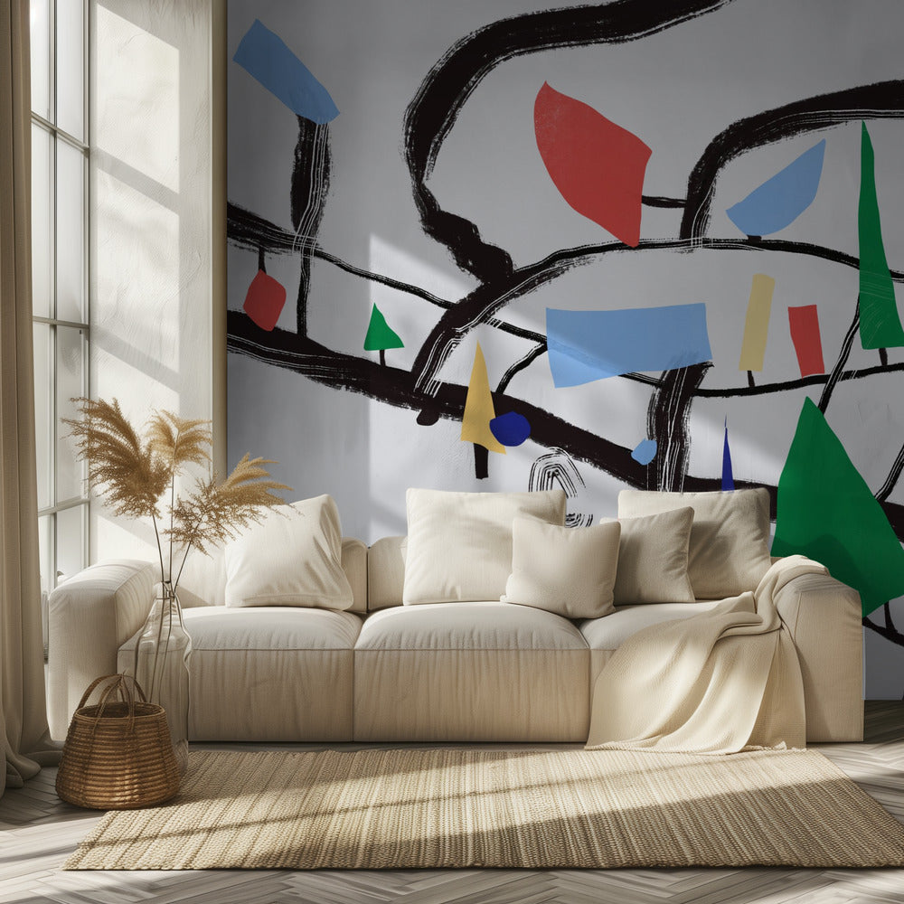 Colors in the forest | Wallpaper