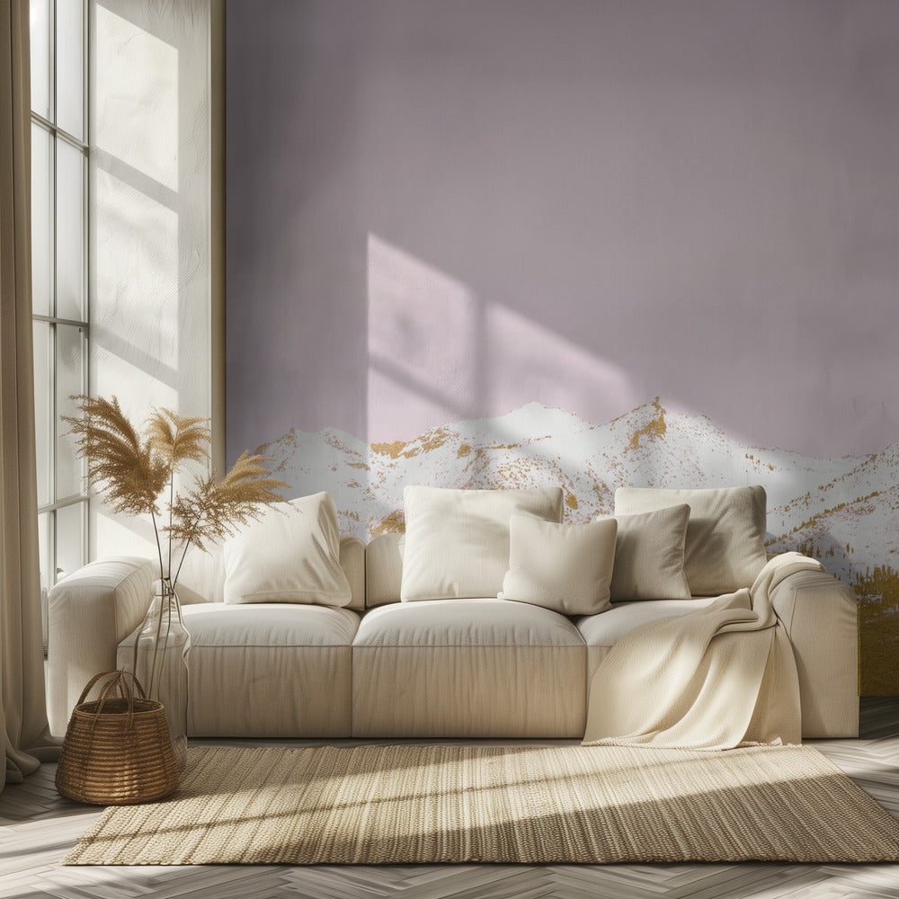 Gold Mountains | Wallpaper