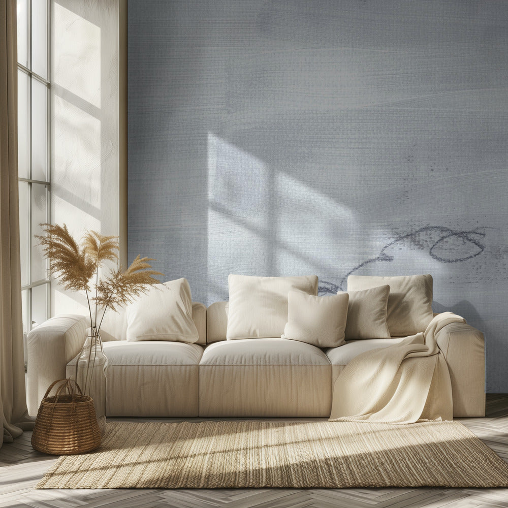 Abstract White Brushstrokes | Wallpaper