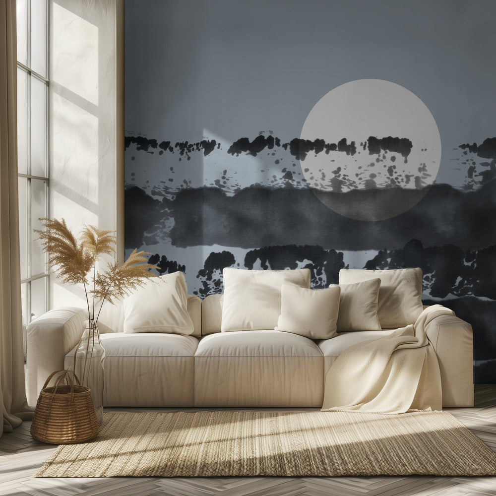 Hidden Moon NÂ°5 | Behind the Horizon | Wallpaper