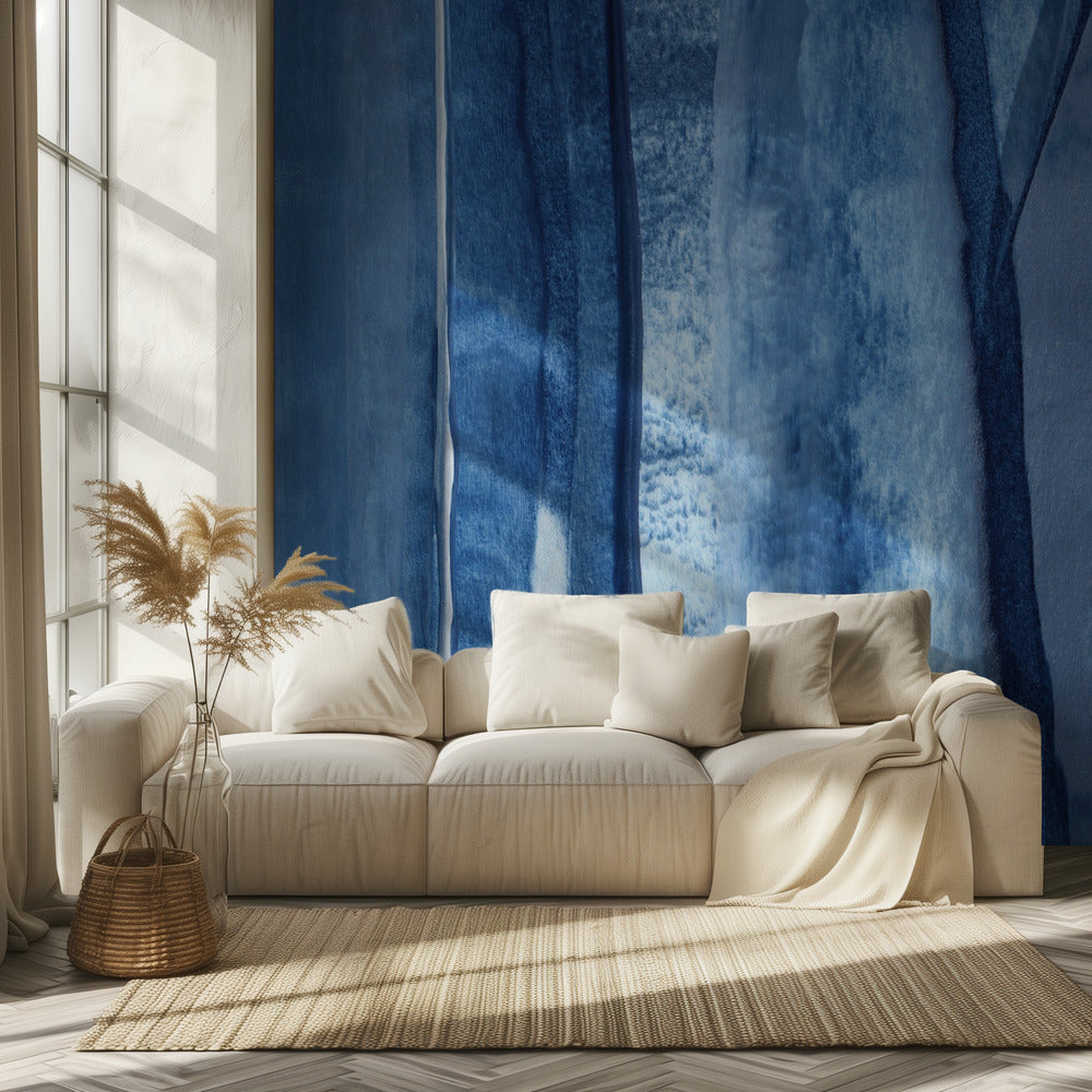 Blue Lines And Shades | Wallpaper