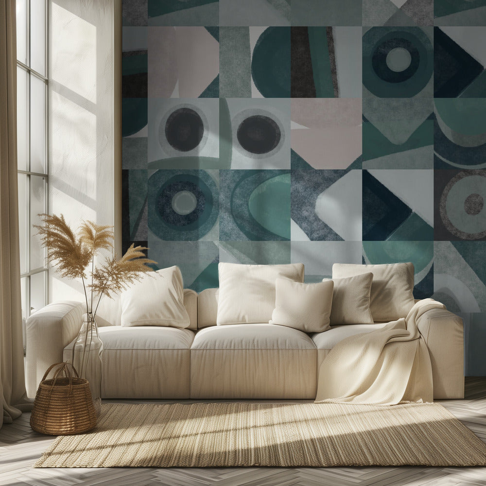 Harmony Of Geometric Abstraction | Wallpaper