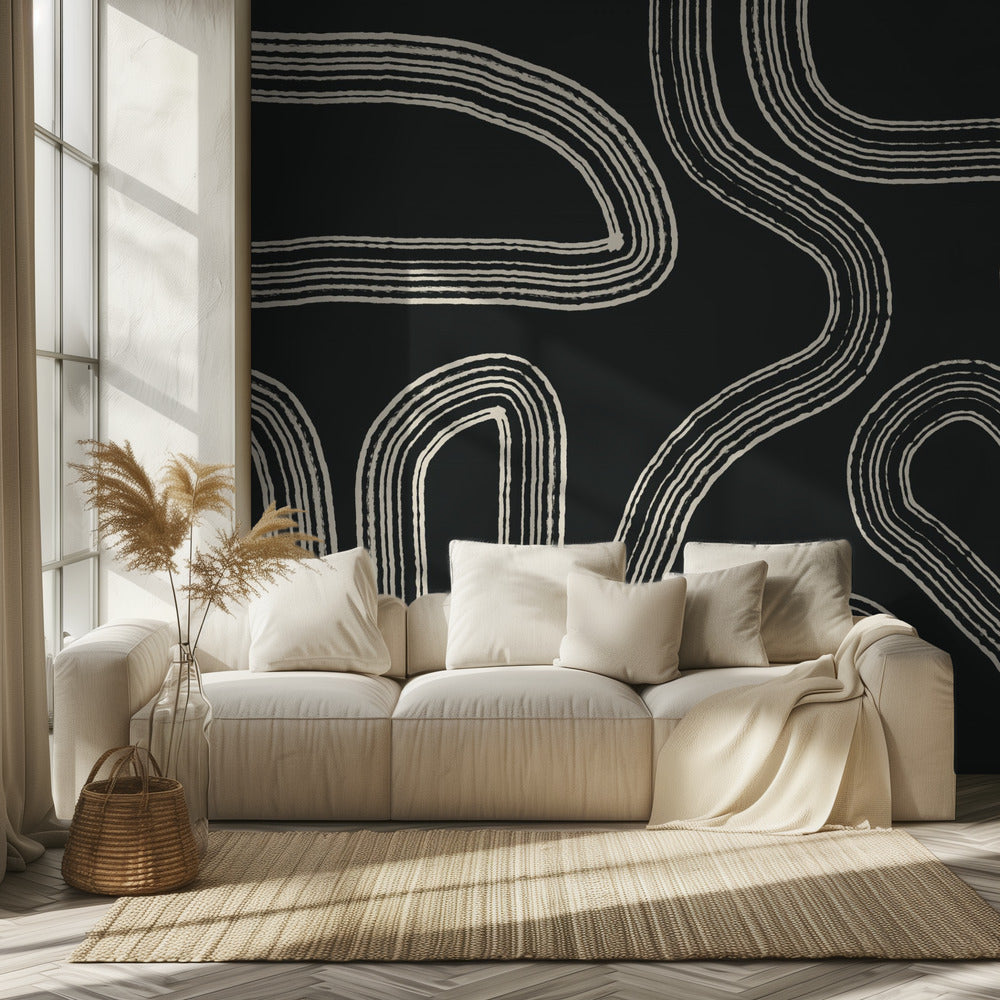 Black and White Line Patterns | Wallpaper
