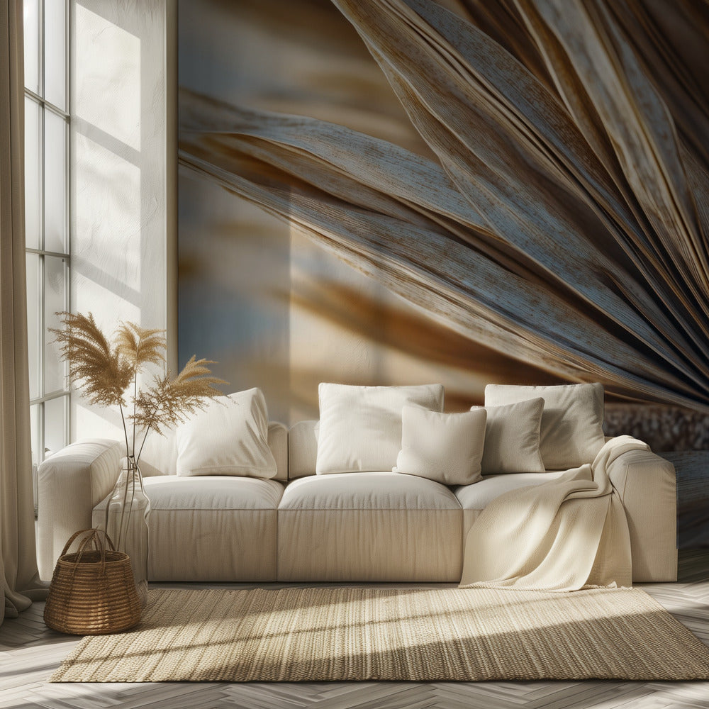 Golden Leaf Whispers | Wallpaper