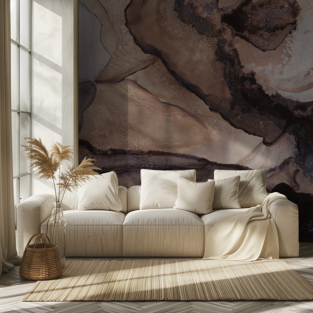 Earthly Tones Flow | Wallpaper