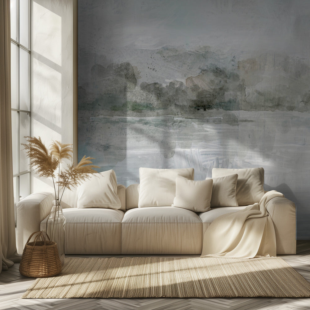 A Tranquil Misty Lake | Wallpaper