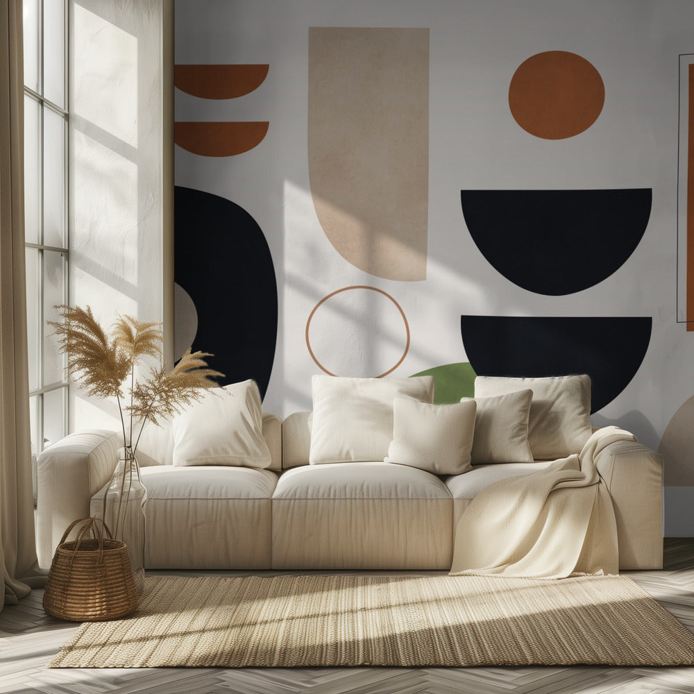 Array of Geometric Shapes | Wallpaper