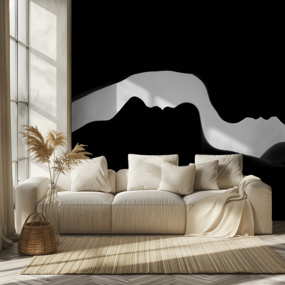 The Profiles of two Women | Wallpaper