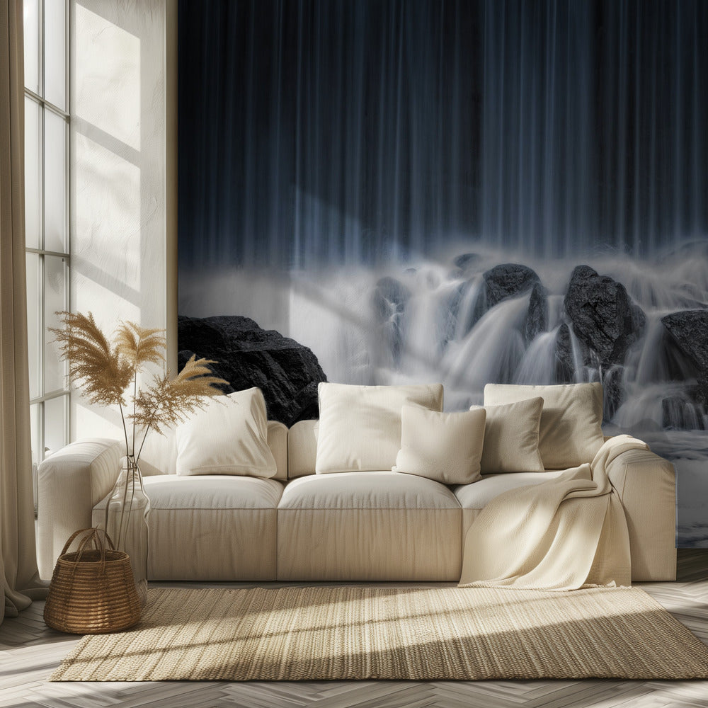 The Blue Curtain | Wallpaper