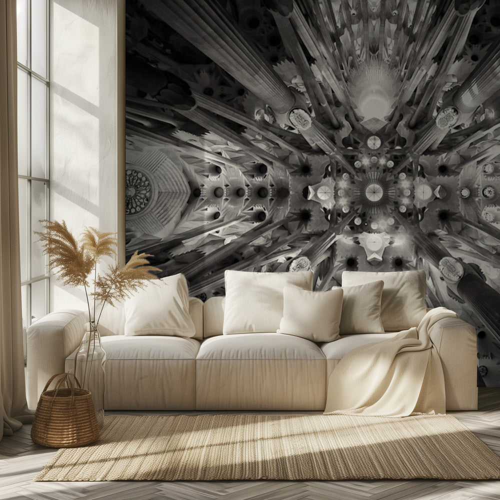 Artificial forest - Sagrada Familia | Wallpaper