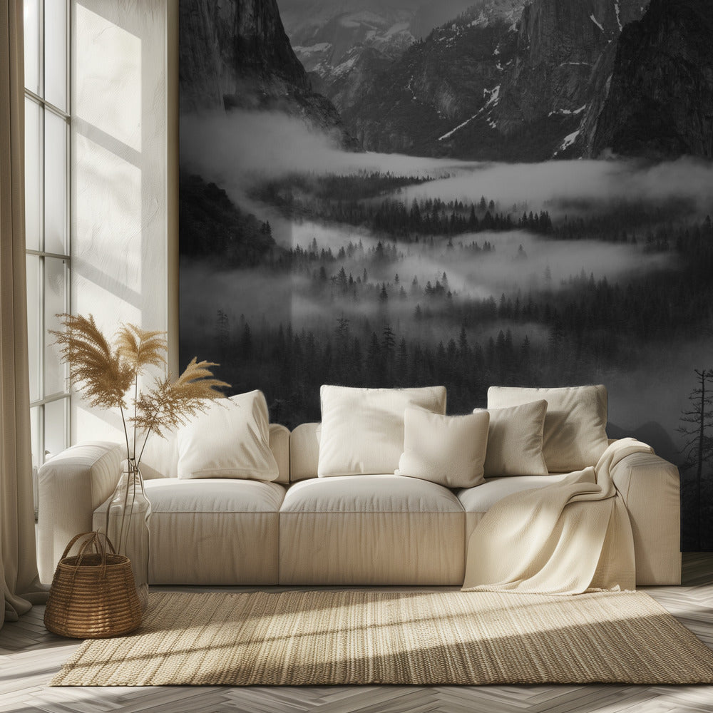 Fog Floating In Yosemite Valley | Wallpaper