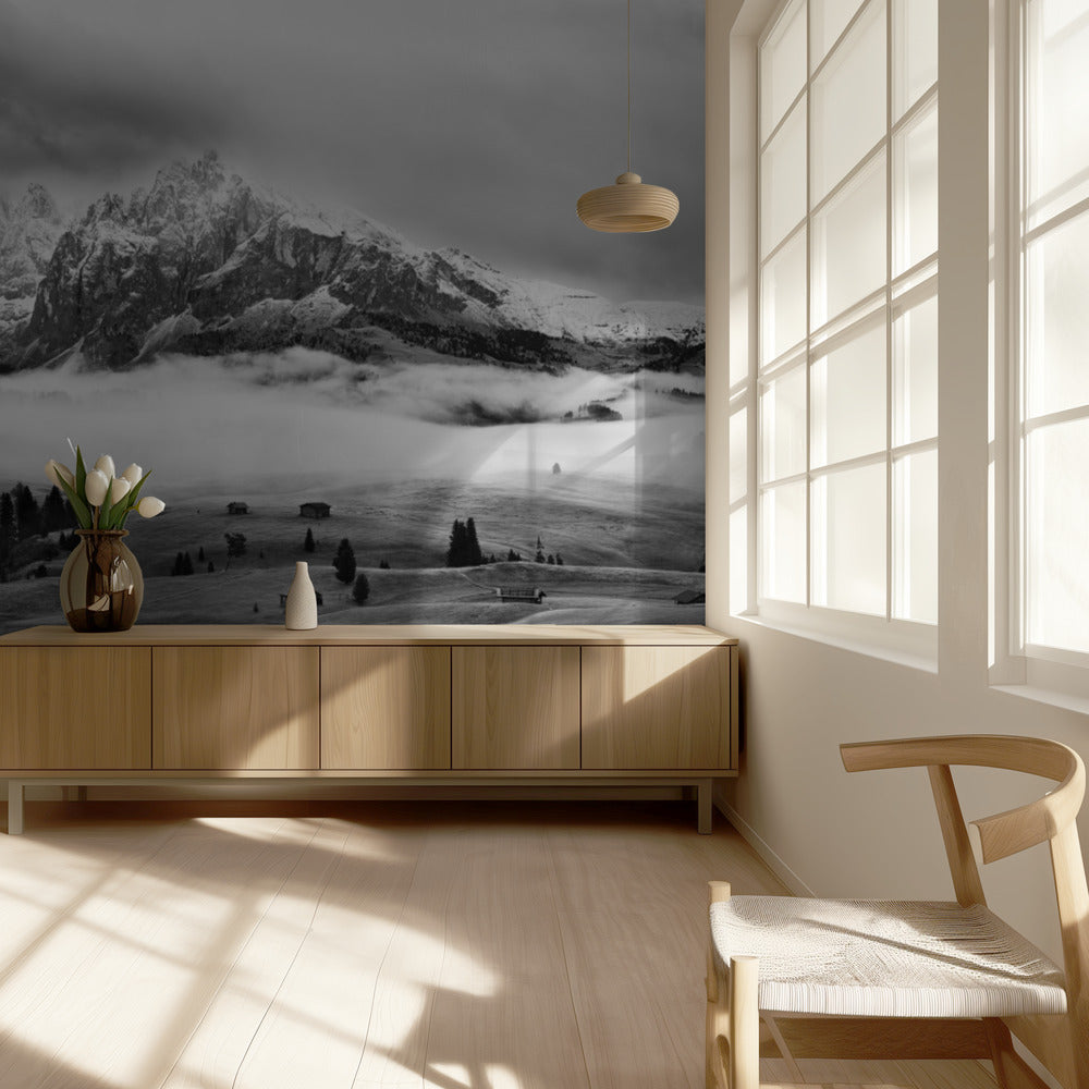 Foggy Dolomites | Wallpaper