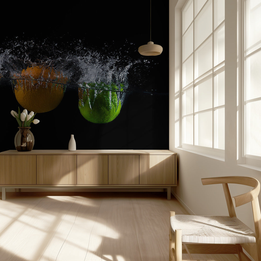 Triple citrus splash | Wallpaper