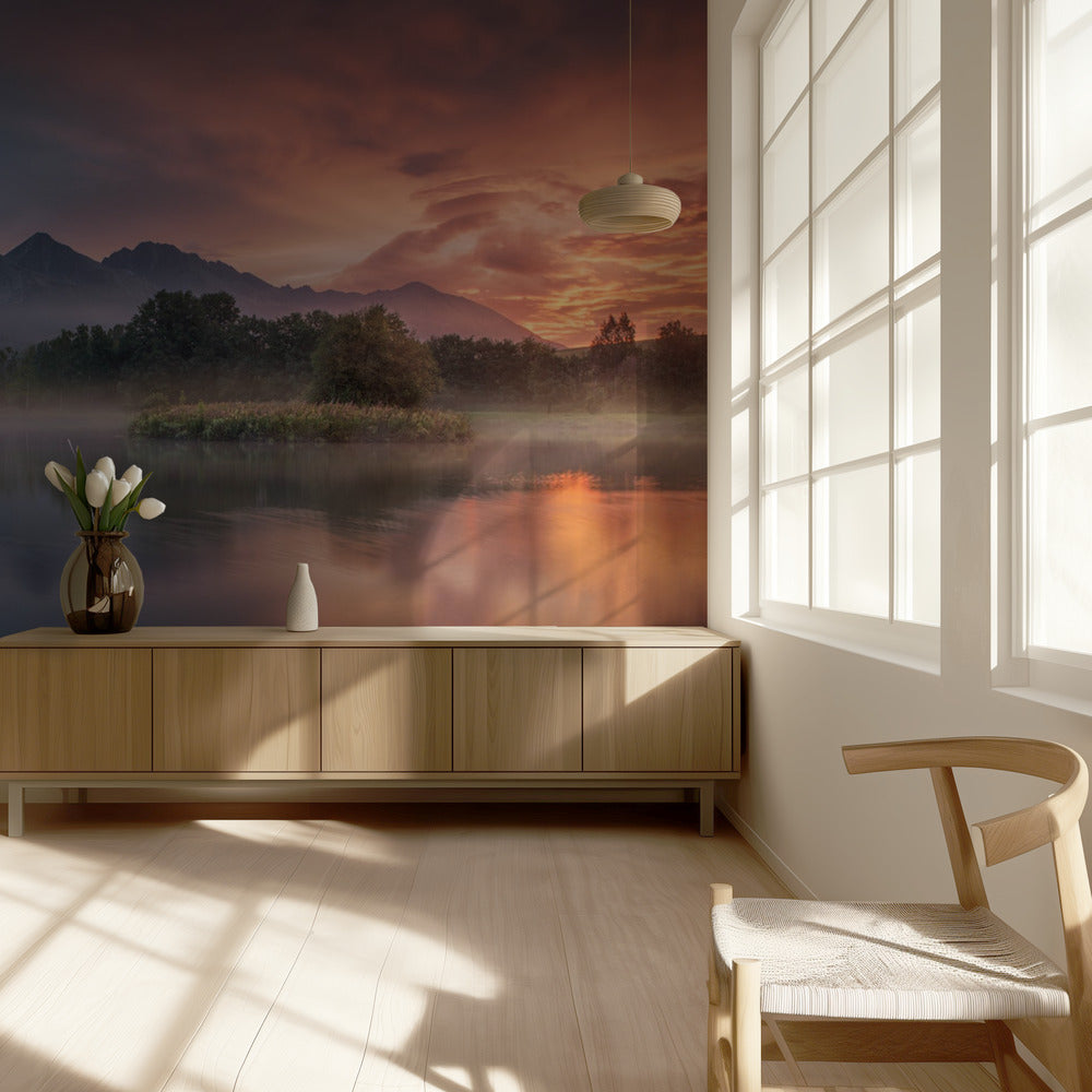 Daybreak by the lake | Wallpaper