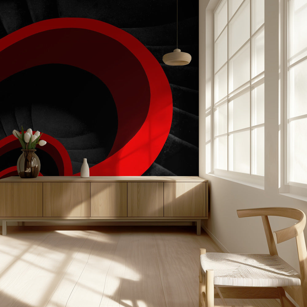 A red spiral | Wallpaper