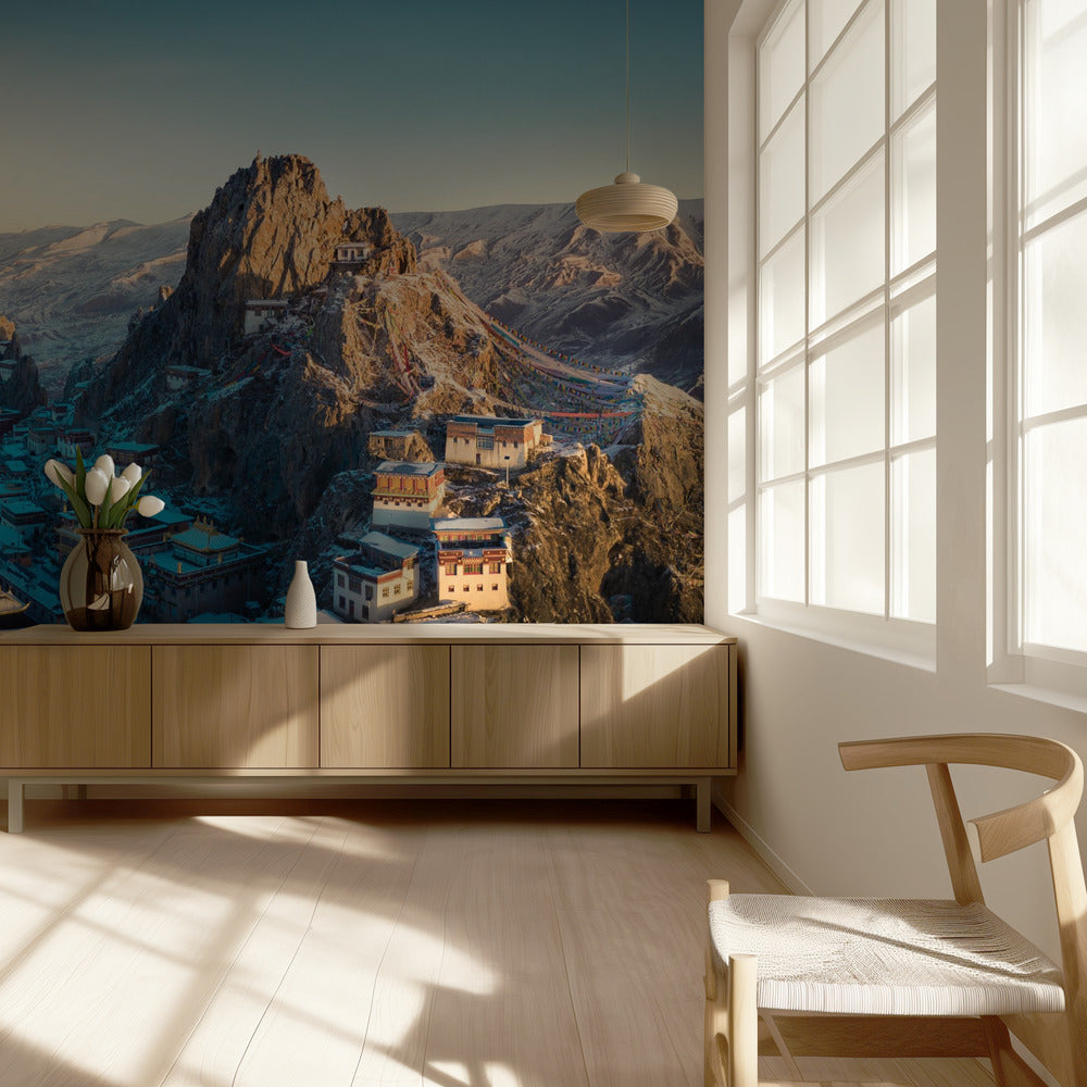 Tibetan temple 《崷崒孜珠》 | Wallpaper