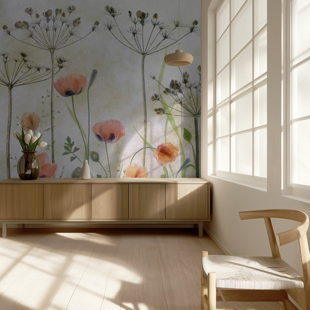 Poppy Meadow | Wallpaper