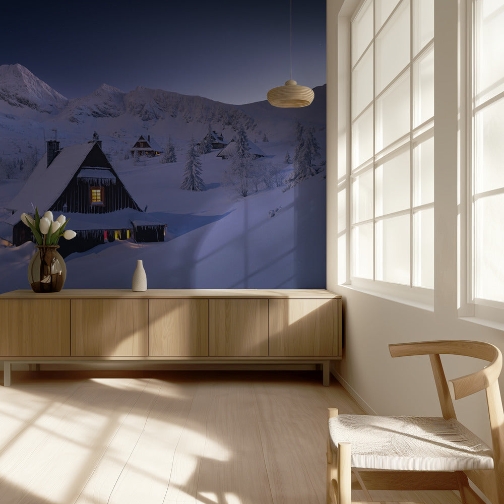 Winter Hut | Wallpaper