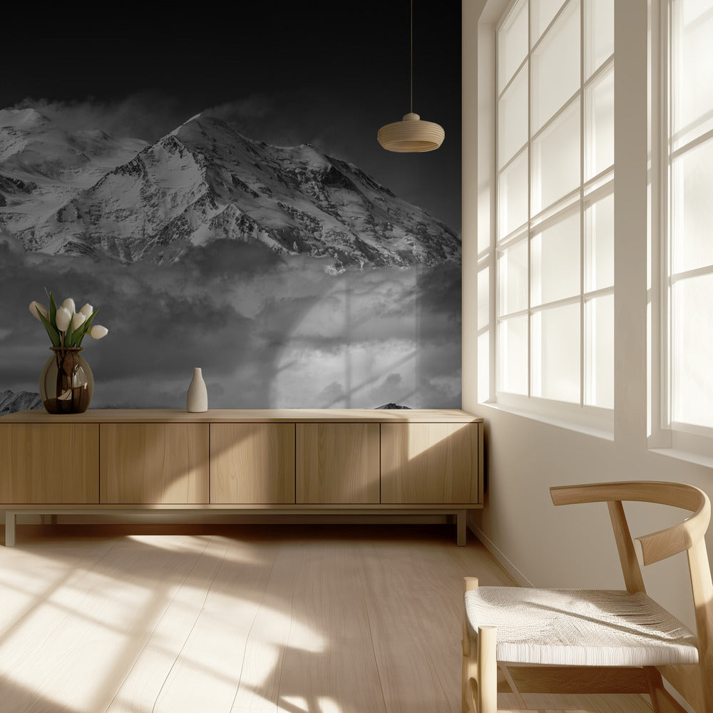 Denali from the opposing ridge line | Wallpaper