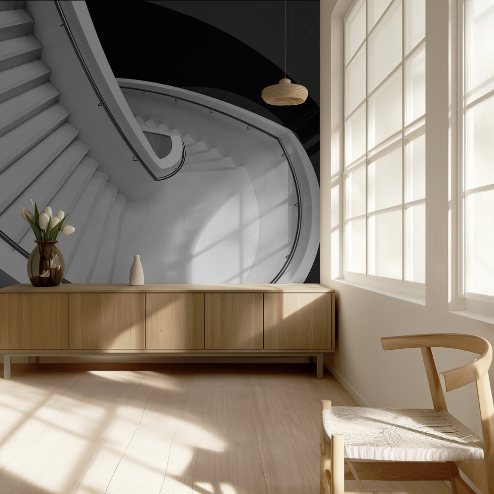 B&amp;W staircase | Wallpaper