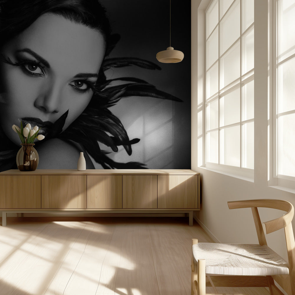 The black feathers | Wallpaper