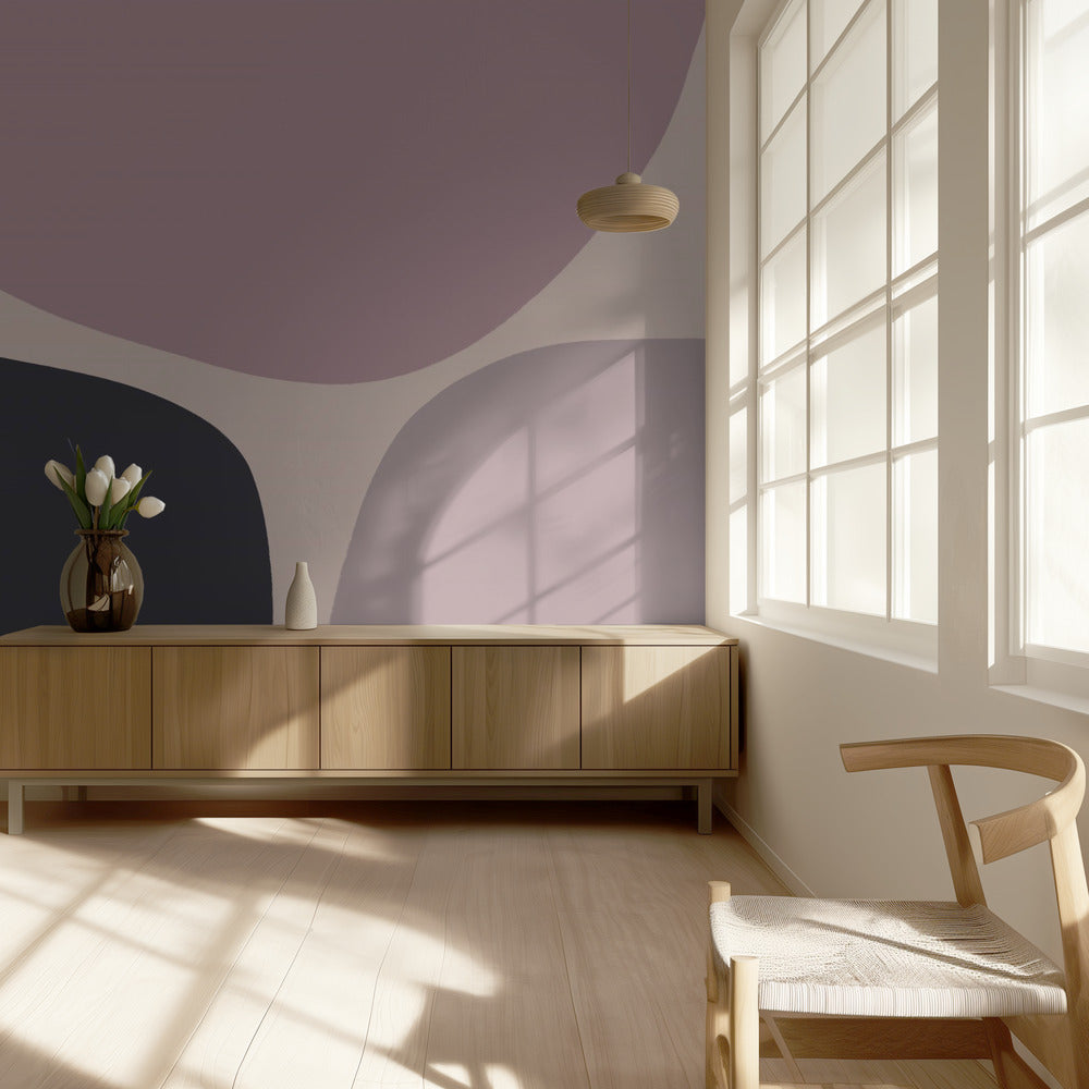 Organic Shapes In Muted Tones | Wallpaper