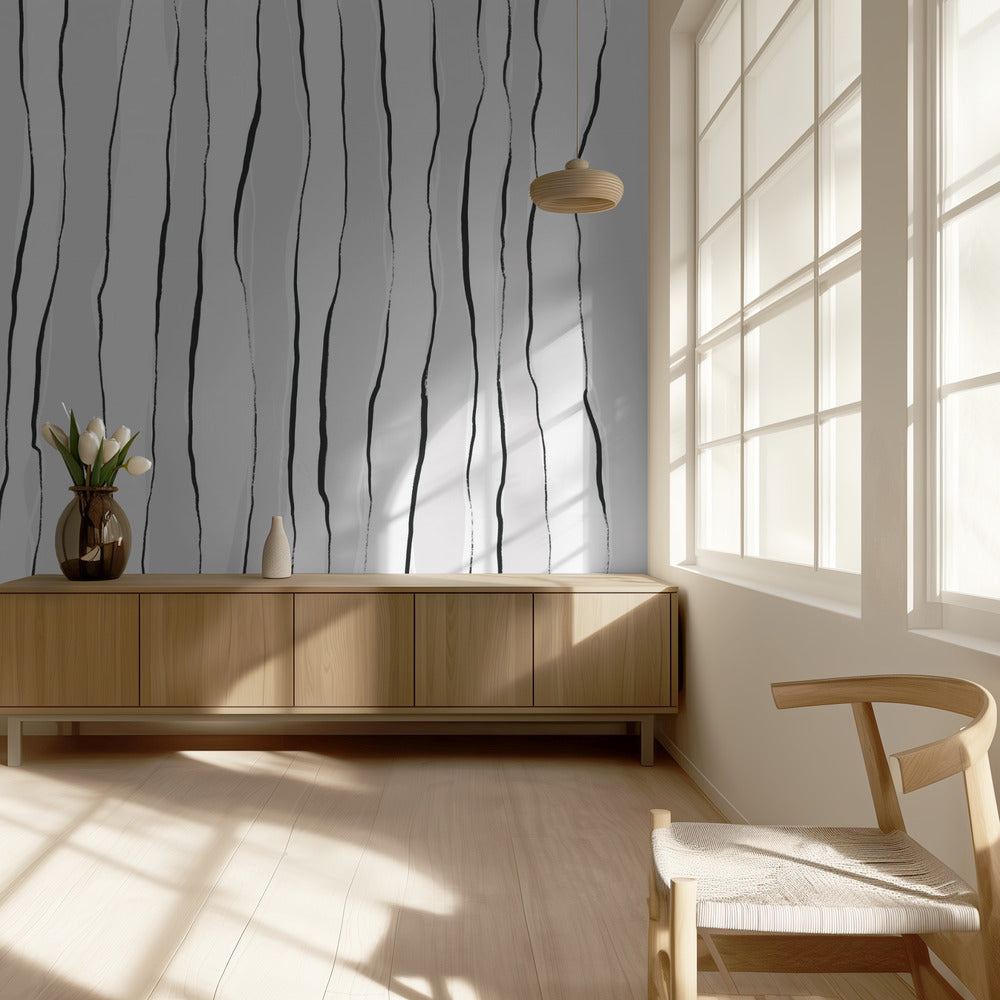 Wavy Stripes Symphony | Wallpaper