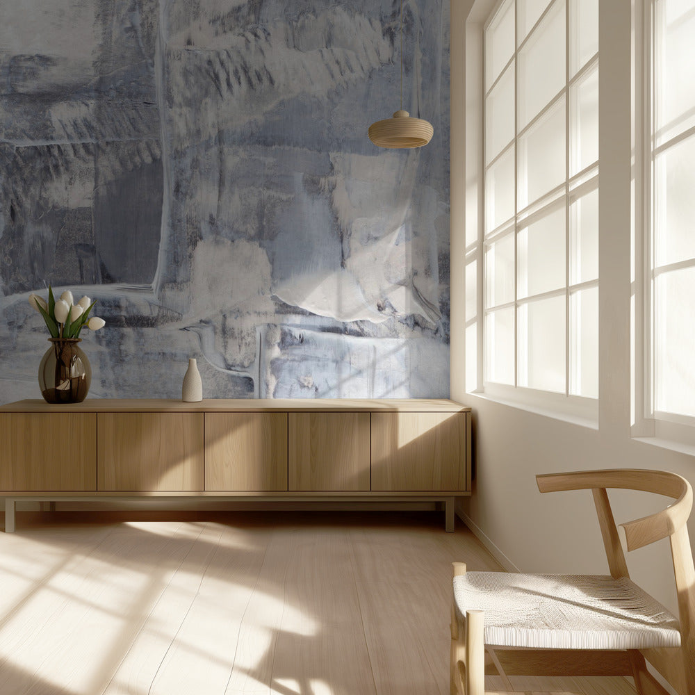 Textured Brushstrokes with Muted Tones | Wallpaper