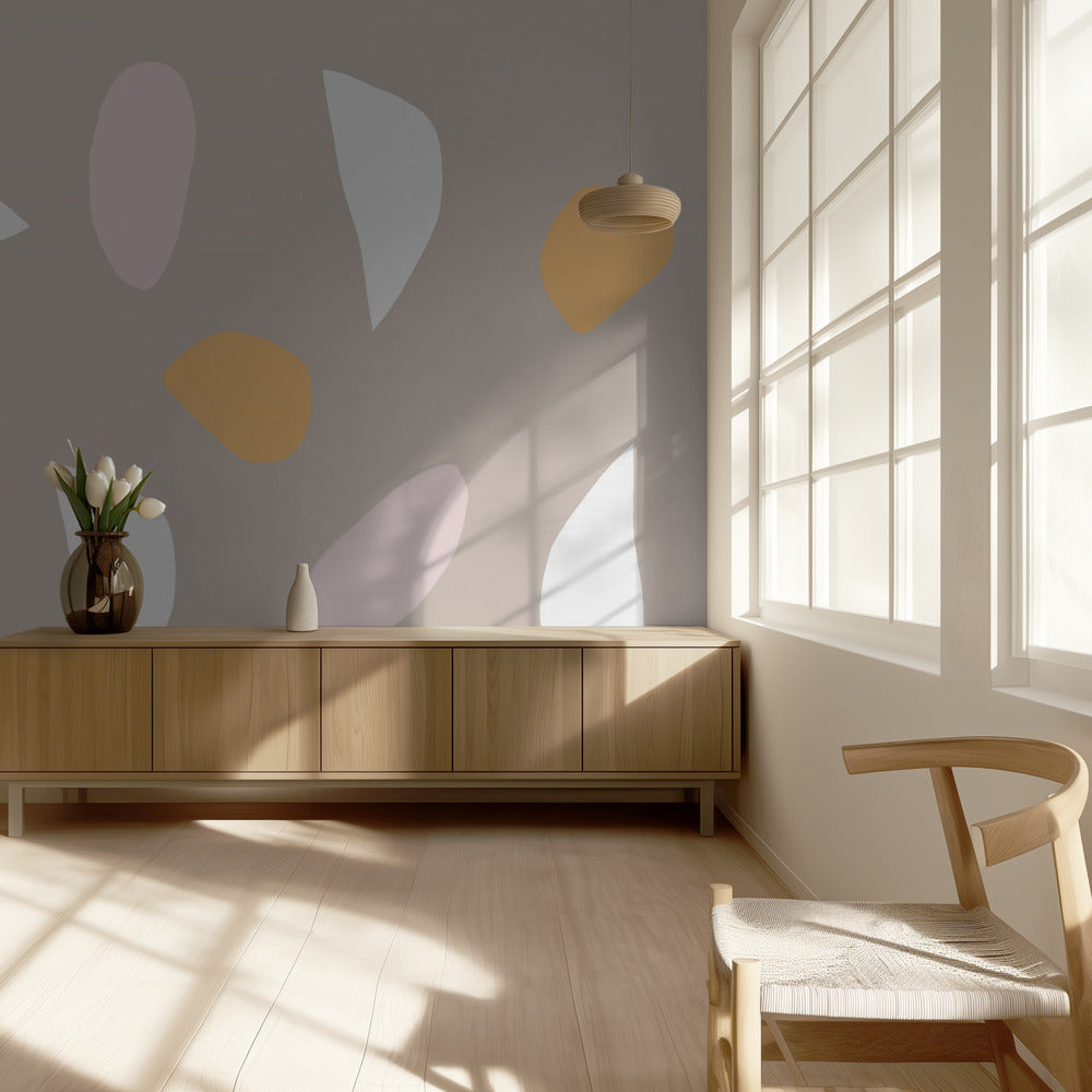 Minimalist Pastel Shapes | Wallpaper