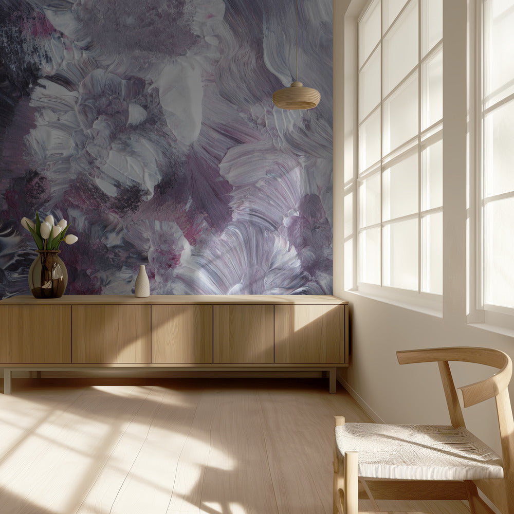 Floral Impressionist Brushstrokes | Wallpaper