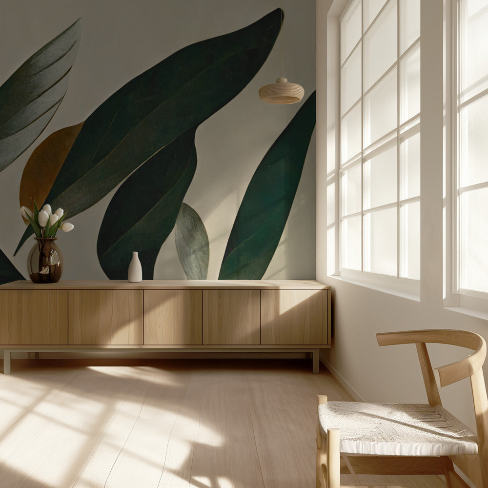 Leafy Whispers | Wallpaper