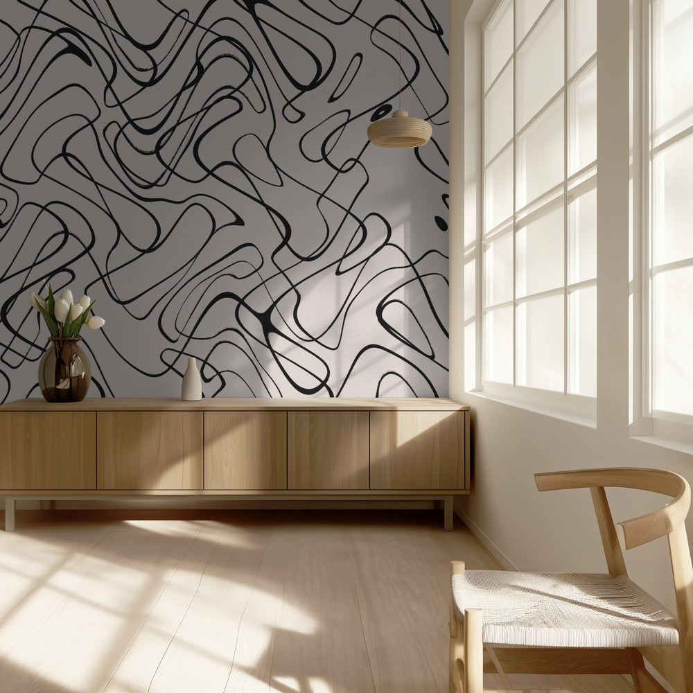 Fluid Lines Dance | Wallpaper