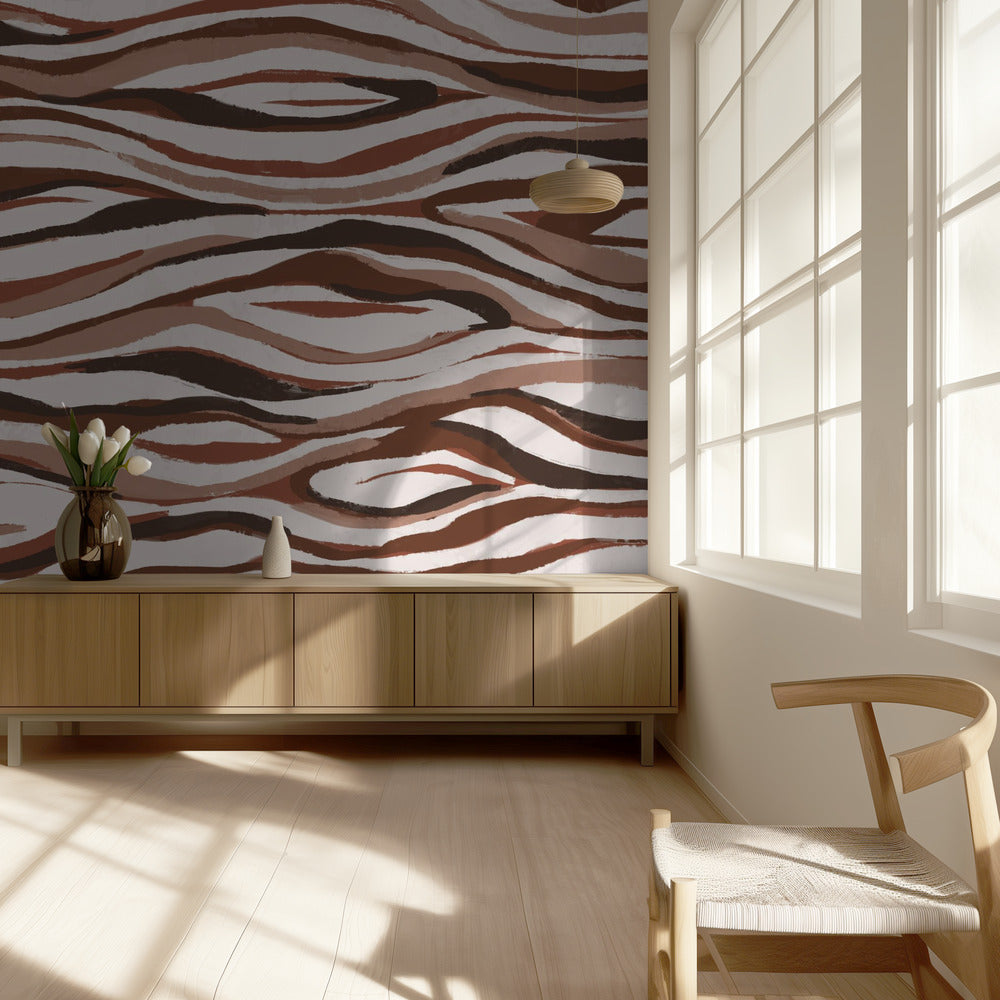 Earthy Waves | Wallpaper