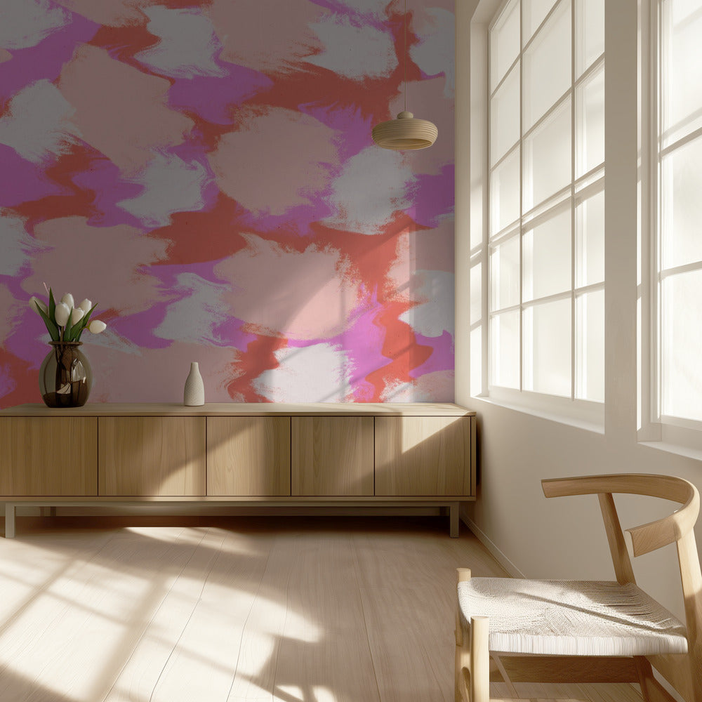 Floral Dream Waves | Wallpaper