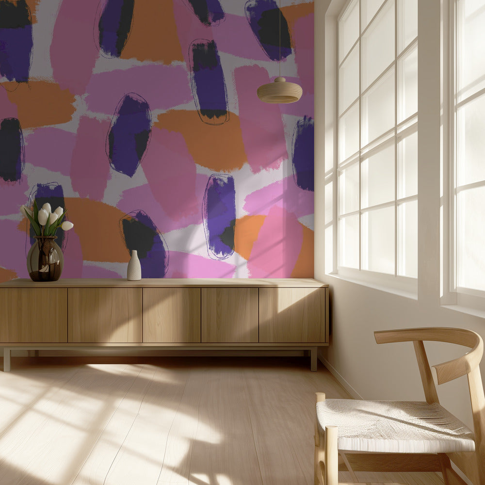 Bold Color Strokes | Wallpaper