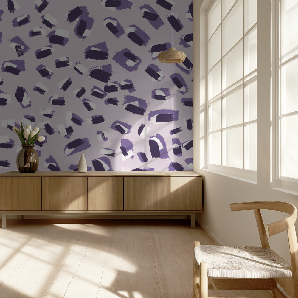 Purple Brush Dance | Wallpaper