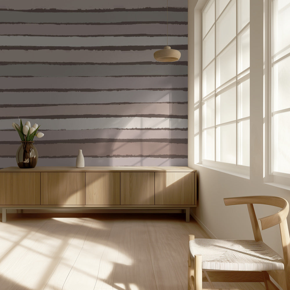 Earthy Stripes | Wallpaper